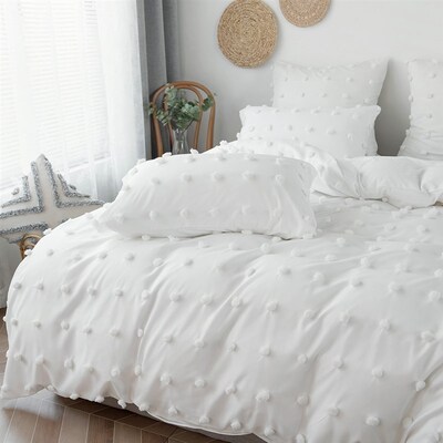极速Nordic Soft Cute Soliud White Gray High Quality Duvet Co