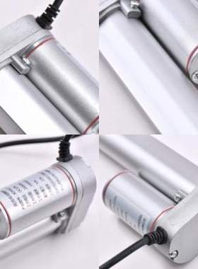 极速电动推杆大推力400mm工业用升降台伸缩杆12VW24V直流电机