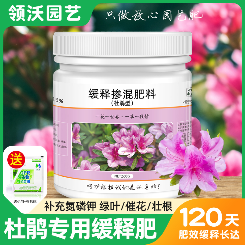 极速杜鹃专用缓释肥复合肥家用型控释颗J粒植物盆栽绿植花卉养花