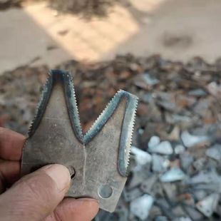 极速三角柔丝刀铡草机锯齿刀片铡草机配K件大全多功能粉碎机配件