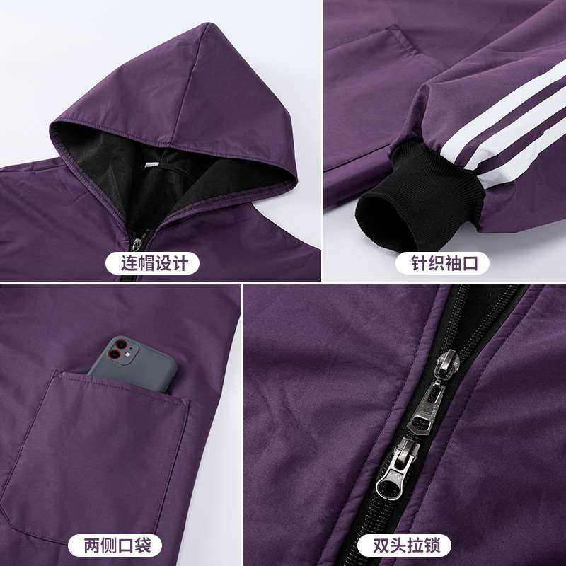 极速围裙2022新款长p袖洋气外套防水定制家用厨房女加绒工作服男