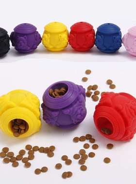 极速Pet cpuzzle bite-resistant dog bite leakage ball molar t