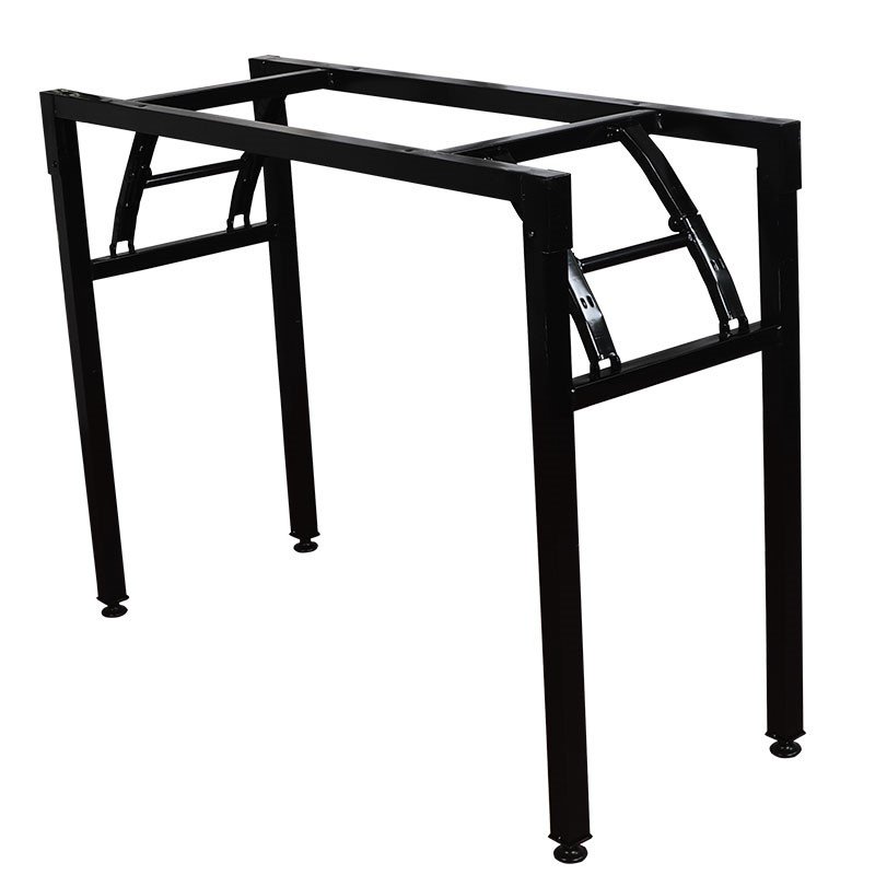 极速简易折叠桌脚高60cm弹簧架桌腿F支架铁架子餐台脚会议桌架折