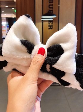 极速Wash Face iHair Holder Hairbands Soft Warm Coral Fleece