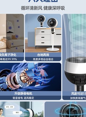 极速New air circulations fan, floor electric fan, household