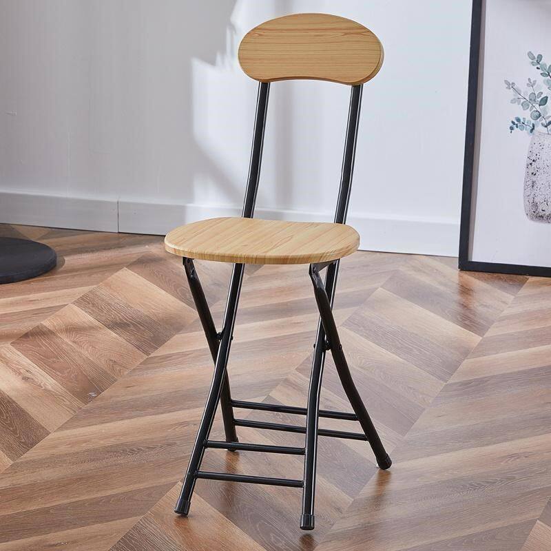 极速可携式c可折叠凳高凳子靠背椅子家用现代简约省空间轻便成人