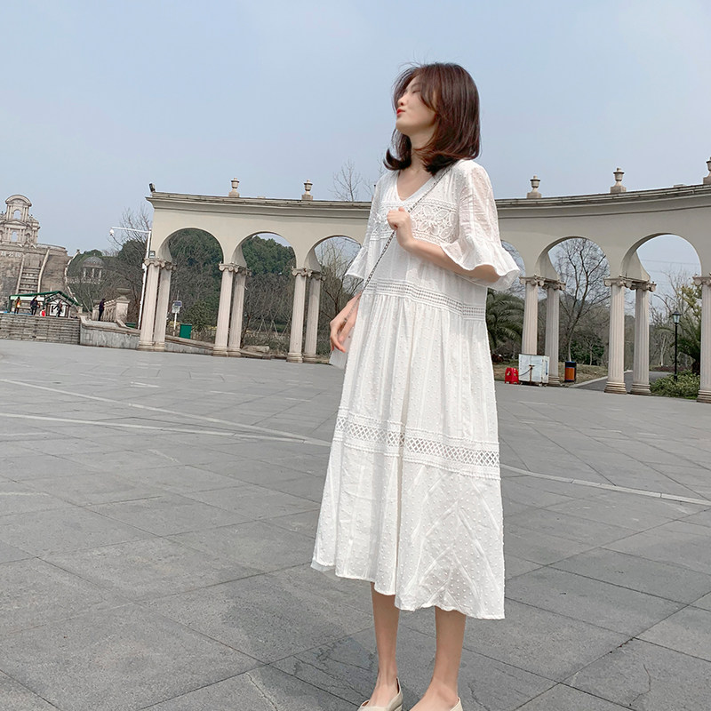 新品孕妇夏装上衣连衣裙时尚春夏季短袖裙子20P25新款辣妈潮装宽