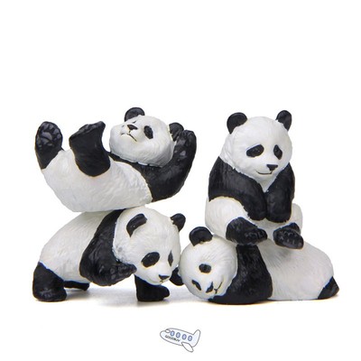 极速4pcs Resin Cute Baby Pandya Desk Decor Home Decoration A