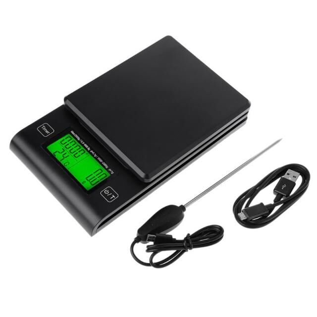 极速1kg/0.1g 2kg/0.1g Coffwee Scale with Timer Electronic Di