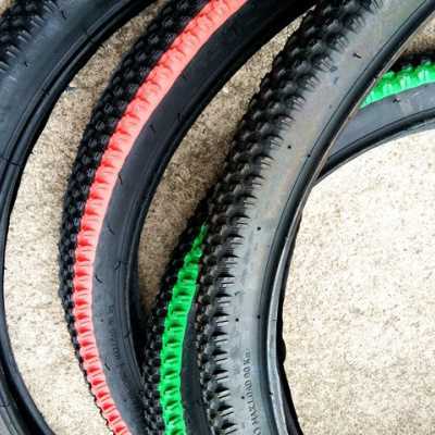 极速寸024x2125车加厚r山地u车胎自行车外胎跑车262内胎26x2125彩