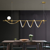 dining 极速Nordic table chandelier indoor luxury restauruant