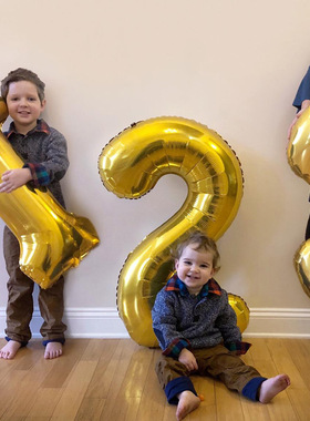 极速16/32/40 inch Big Size Rosze Gold Sliver digital number