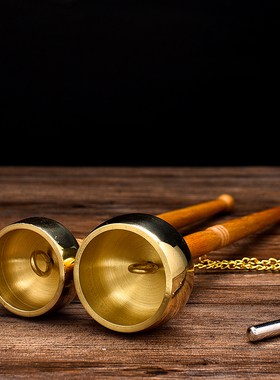 新品纯铜供佛法器铜磬引t磬佛具用品  寺庙法会念佛经功课用品