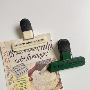 极速ChubbyjCat零食奶粉密封夹薯片咖啡食品封口夹大号厨房防潮保