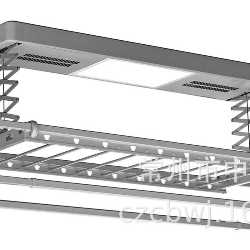 极速厂家a升降晾衣架阳台遥控晾衣杆顶装自动家用双杆晒衣架晾衣