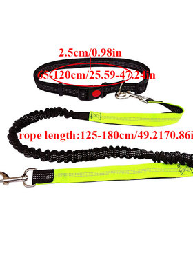 极速2021 New Adjumstable Hand Free Dog Leash for Dog Pet Wal