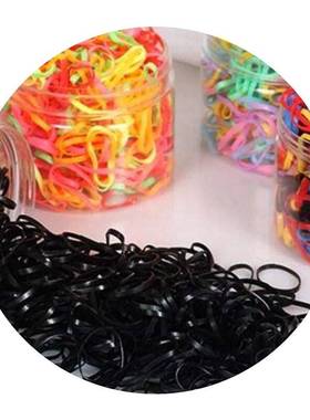 极速Onetime rubber band black high eFlastic hair bands hair