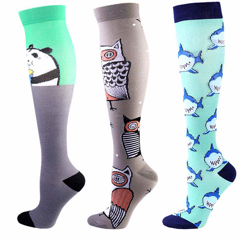 极速New Comfpression Socks Panda Cute Animal Socks Men Women
