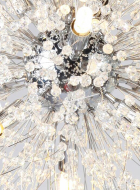 极速Modern Dandjelion Chandelier Chrome Golden vanity suspen