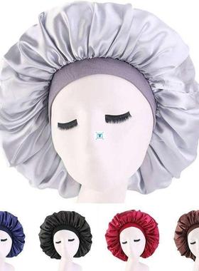 极速New Fshion Women Sativn Night Sleep Cap Hair Bonnet Hat