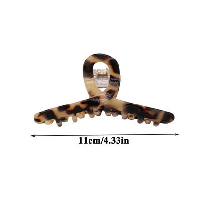 极速Woman Acetate Leopard Hair ClawsF Ladies Hairpins Hairpi