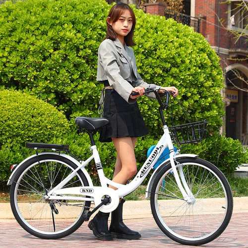 极速自行车女款超快超轻大学生成人滑板车校园内单车承Y认网红旧