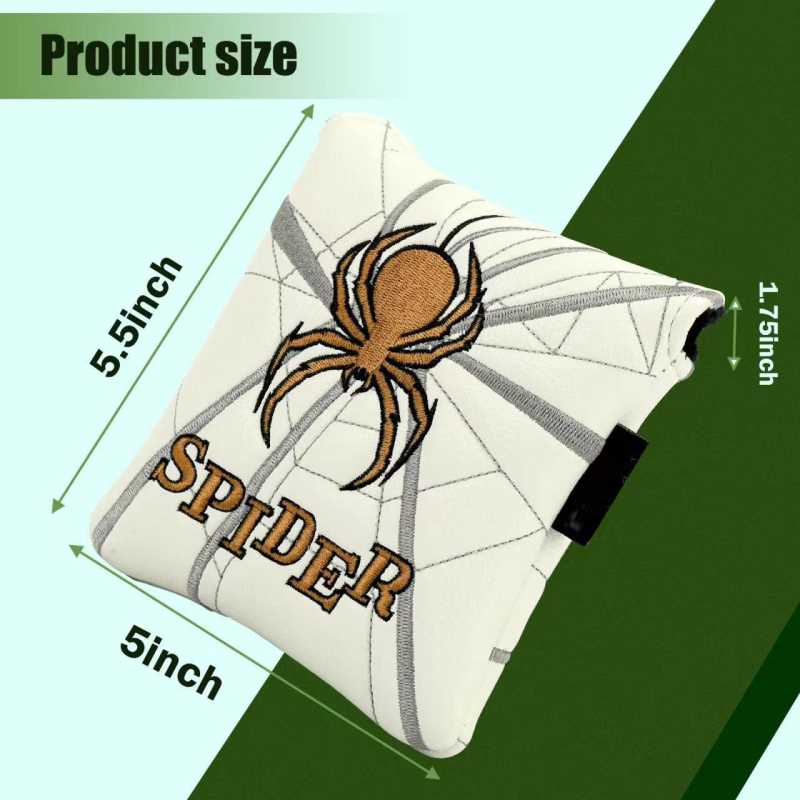 Spider蜘蛛方形推杆套 高尔夫球杆套 杆头套保护套球头帽套GOLF