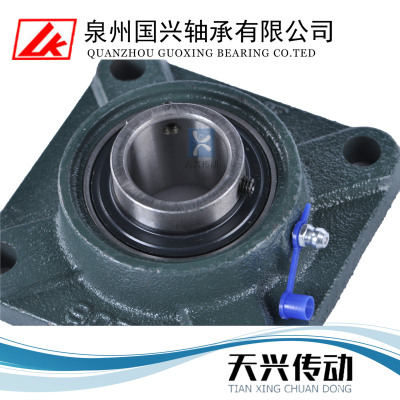 LK国兴方形带座外球面轴承 UCF324（F90624) 内径120 铸铁 高负荷