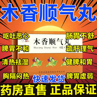 仲景木香顺气丸非同仁堂官方旗舰店中成药健脾祛湿调理疏肝健脾丸