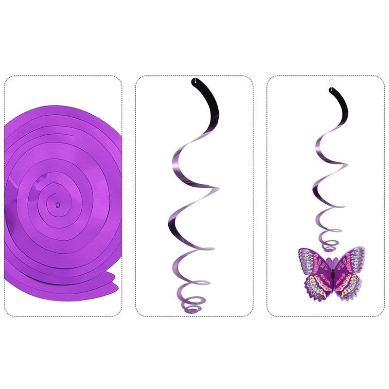 极速60pcs Butterflies Design Spiral Pendant BirthdayX Hangin