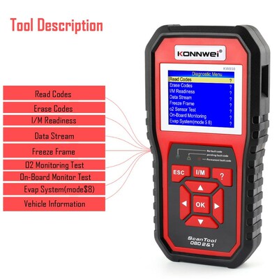 极速OBD 2 Car Scalnner OBD2 Scanner  KW850 Full ODB2 Scanner