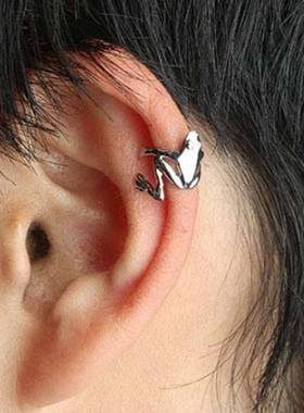 极速2020 Fashion Frog Earu Cuffs Siliver Ear Cuff Clip Earri
