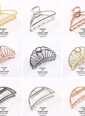 极速Show nd simple ralloy hair clips hair accessories