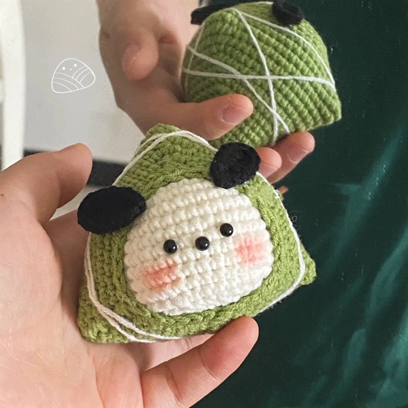 极速毛线a编织钩针手工DIY小狗粽子挂件钥匙扣玩偶材料包自制礼物