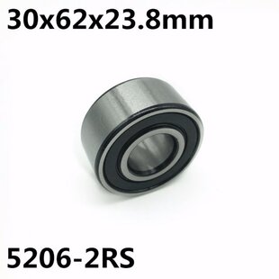 极速5206-2RS 30x62x23.8 mm DoubBle row angular contact beari