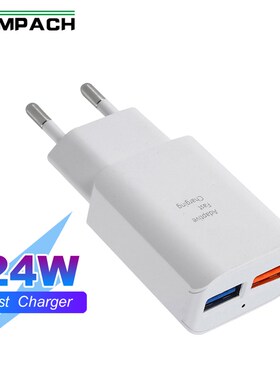 极速Dual USB Fast Charrger Mobile Phone EU/US Plug Wall Adap
