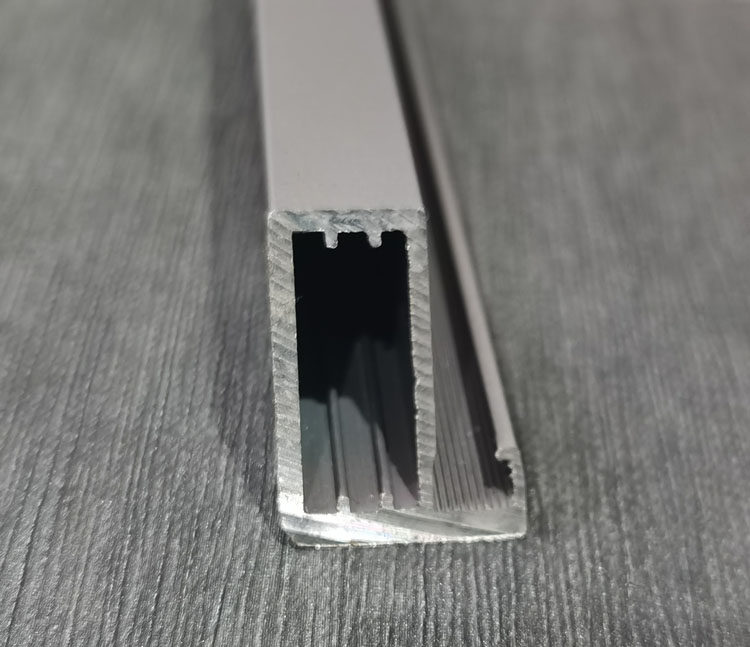 极速铝合金衣柜门型材衣柜移门材料A 玻璃平开门铝材 2.0极简边框