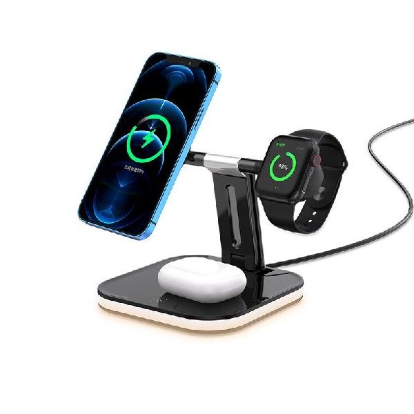 极速Foldable 3 In1 oFast Charging Station Watch Wireless Cha