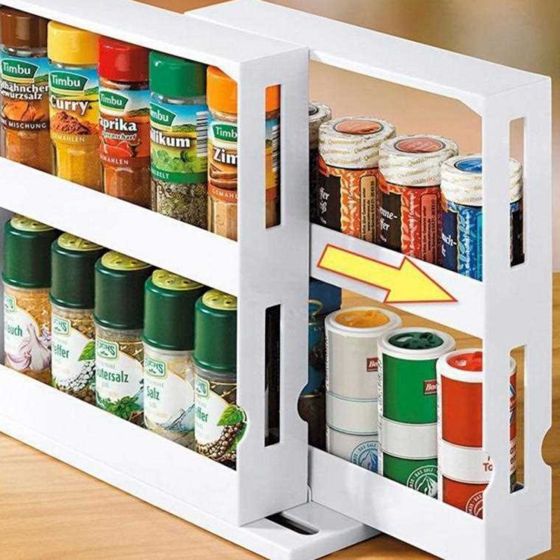 极速Shelf Kitchken Rack Cabinet Spice-Holder Multi-Function