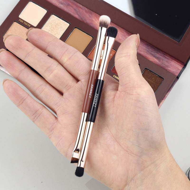 极速完美日日记日记动物眼影盘同款F 双头眼影刷斜头眉刷刀锋眼线