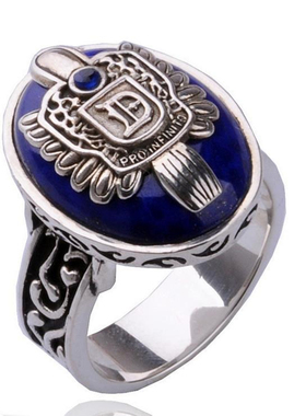 极速The Vamgpire Diaries Ring New Fashion Punk Blue Enamel R