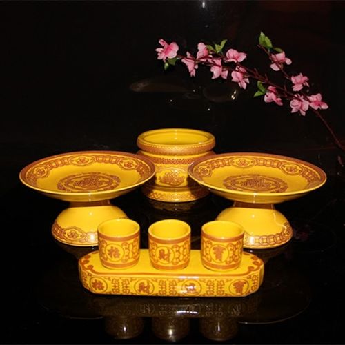 极速佛具用品i佛堂文武财神关公进宝供具套装财神香炉仙堂