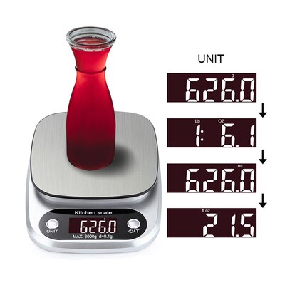 极速3kg 0.e1g Kitchen Weight Scale Precision Electronic Food