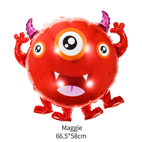 新品6pcs/set Molnster Balloons Horror Balloon Birthday