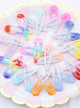 极速ip Rainbow Hairpin baby Hair accGessories Hairgrips for