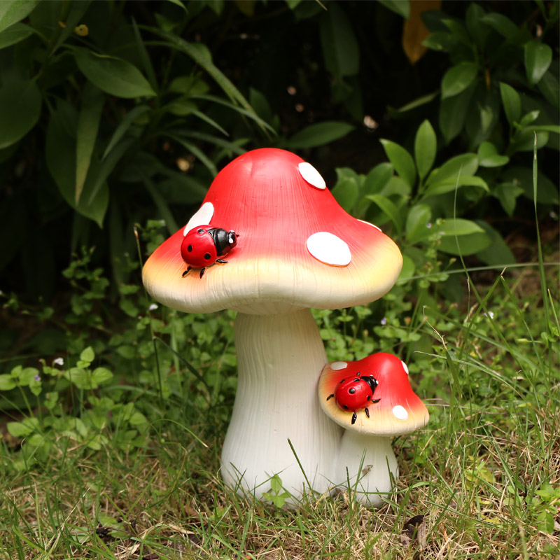 极速仿真a蘑菇摆件户外园林别墅庭院花园草坪卡通小区幼儿园装饰