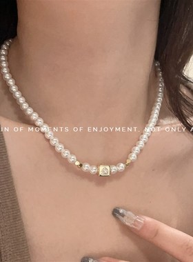 极速fashion peirsonality temperament gold square clavicle ch