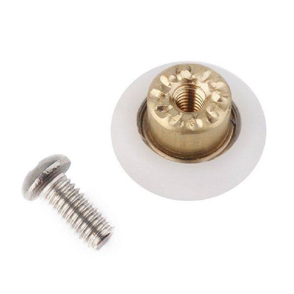 极速1pc Durable Replacemenwt Shower Door Rollers /Runners/Wh