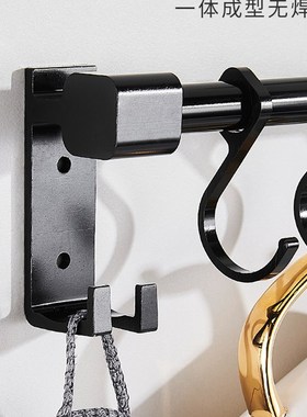 极速kitchen hook rack hole free row hook strong adVhesive wa