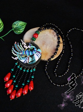 极速复古挂饰配饰项链女民族风长款毛G衣链装饰百搭饰品挂件中国